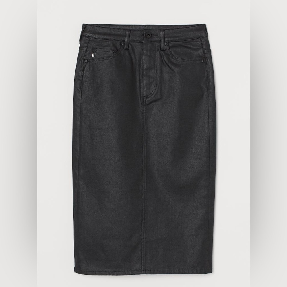 H&M Black Pencil Skirt